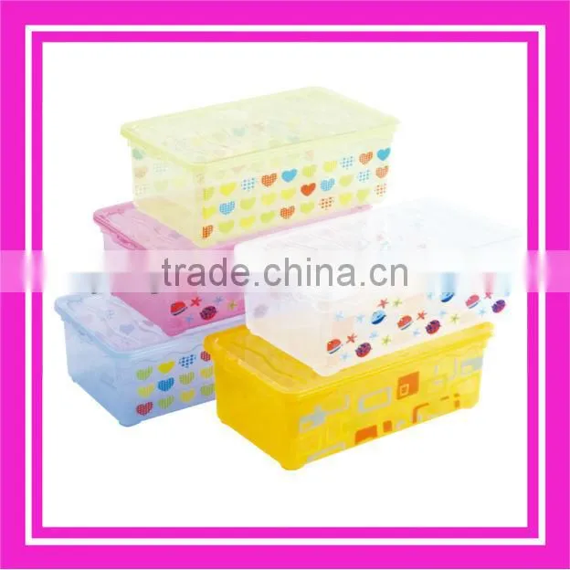 plastic storage box with lids