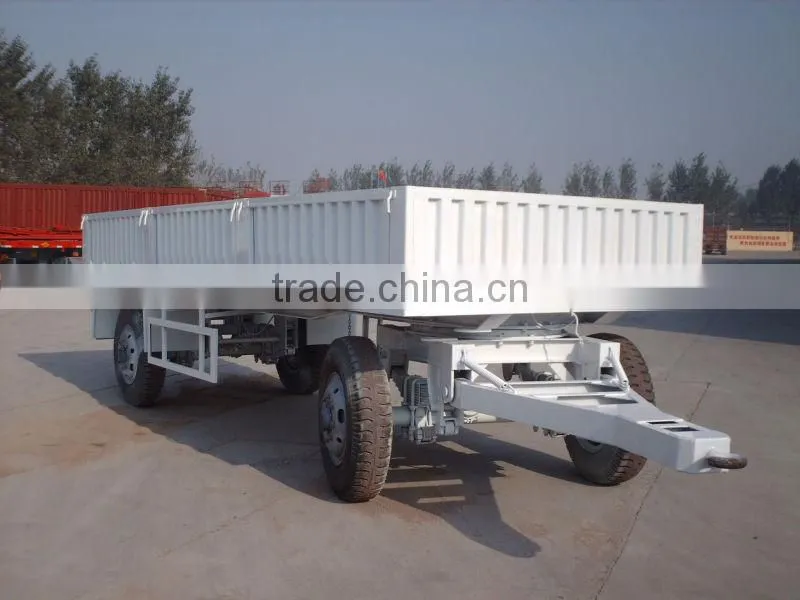 China truck full trailer , full semi trailer factory