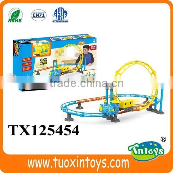 battery operated toy train steam locomotives table set