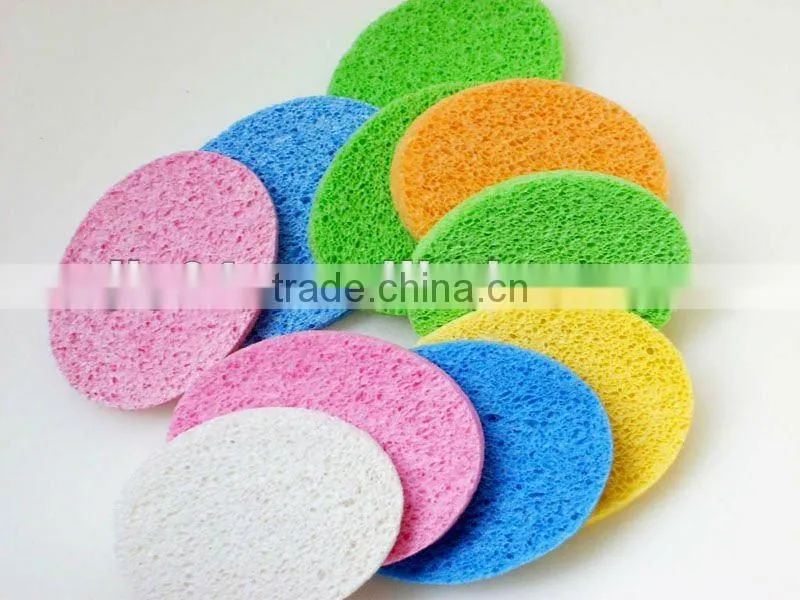 100% Cellulose Face Sponge Face Washing Puff