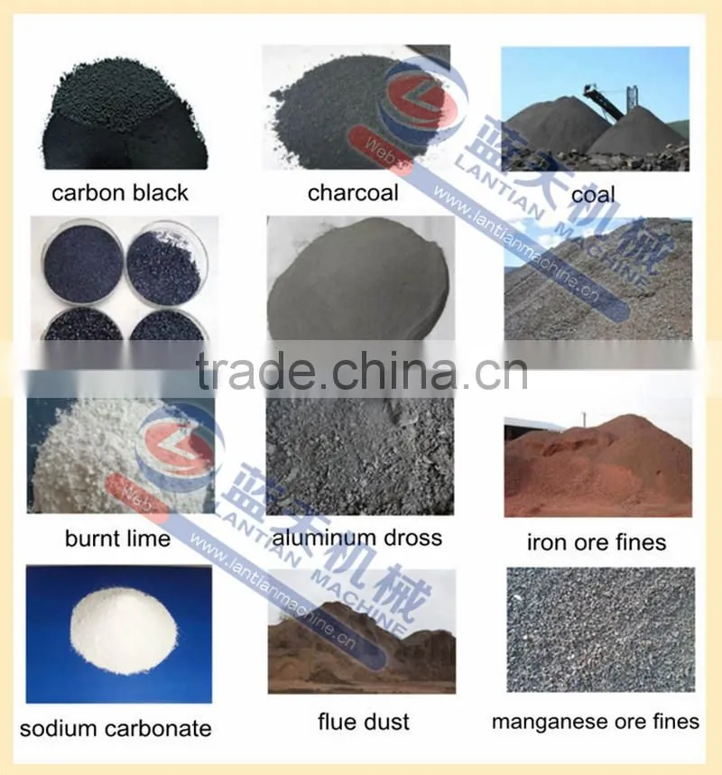 High pressure hydraulic bauxite briquettes making machine/coal slurry briquette press