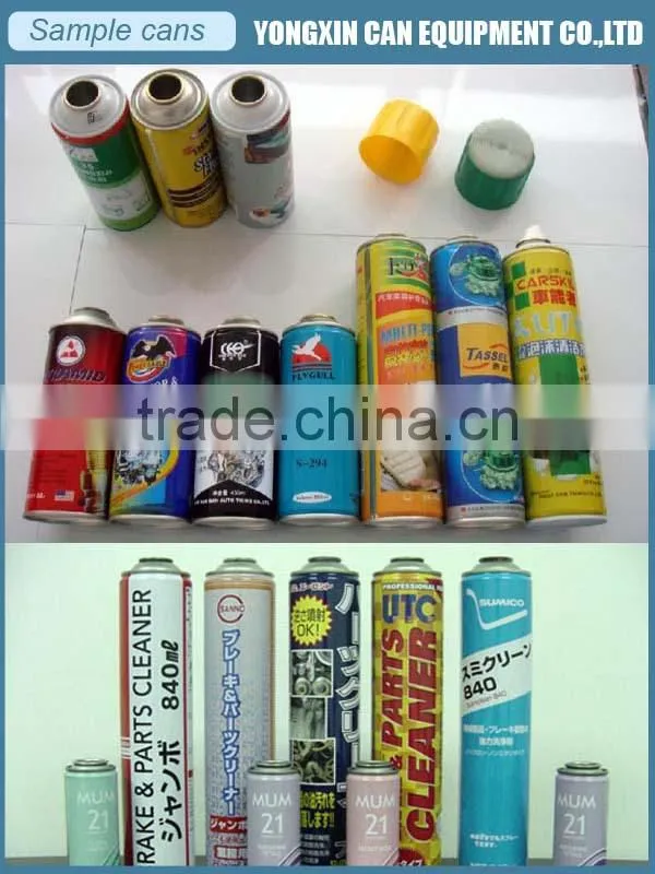 Aerosol/spray tube sealing machine