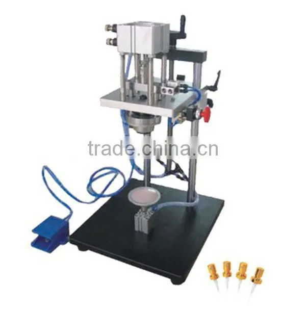 Perfume sprayer crimper,pneumatic perfume crimping machine