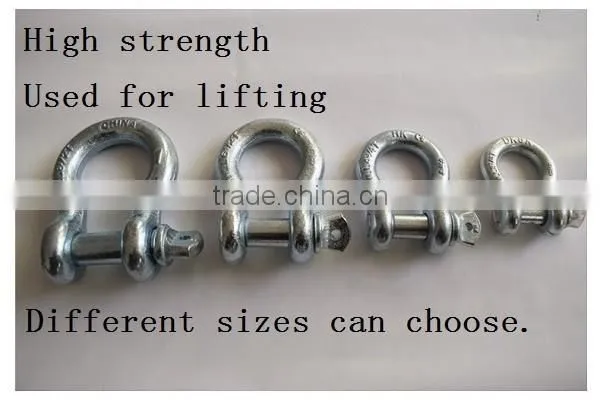 U.S Type, Galvanized with screw pin bow anchor snap shackle price