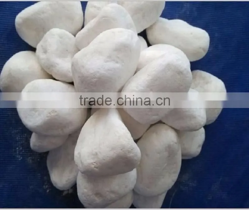 Artificial pure white pebble stone wholesale