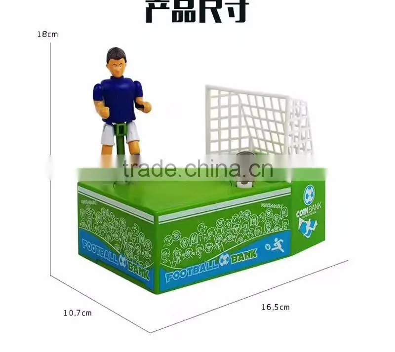 2017 Creative Electric Footbal Gate Shoot Coin Bank, Fancy Children Gift Money Bank For Wholesale