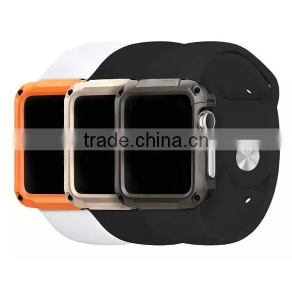 Endurable for apple watch rugged case,for apple watch rubber case, for apple watch accessories protective watch cover