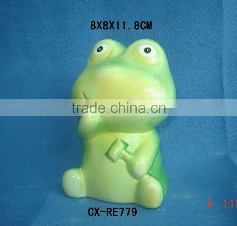 Ceramic Hop Selling Coin Saving Bank Toys, Animal Desgin Coin Bank with Sound