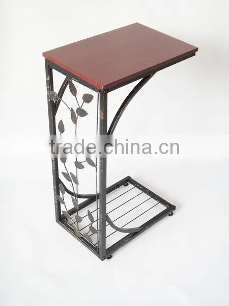 Adjustable Rolling Portable Mobile Computer Notebook Desk Stand Laptop Table