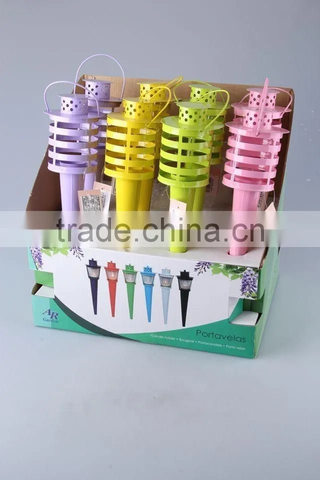 Torch Design Iron Candle Holder/Home Decoration Candlestick