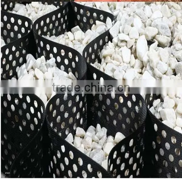 Supply cellular confinement system for soil sand gravel HDPE geocell pavers