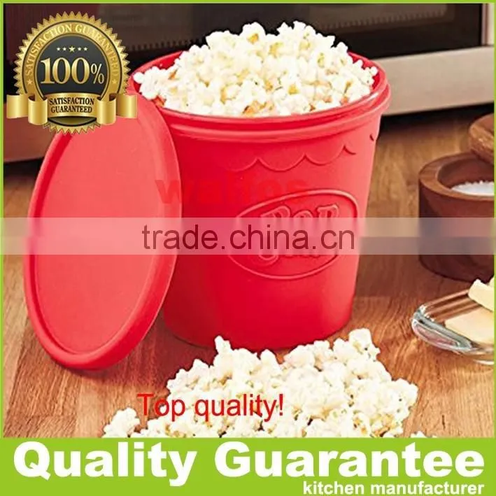 silicone popcorn container DIY Silicone Microwave Popcorn Maker Bucket