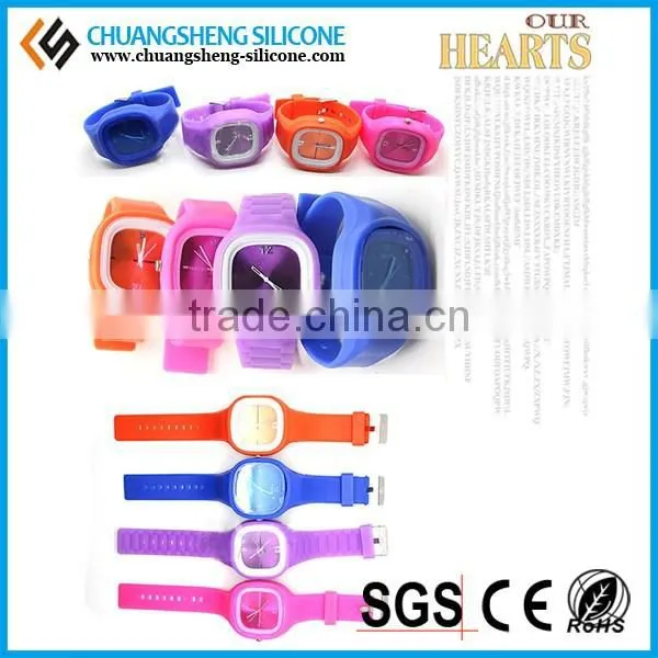 Various color smart silicone jelly watch
