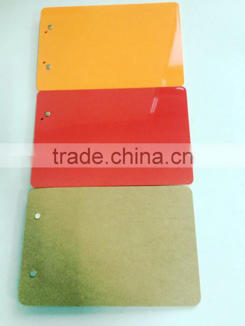 A5 PS red smooth school clipboard