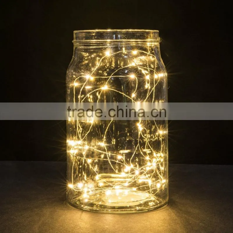 glass bottle indoor fairy lights
