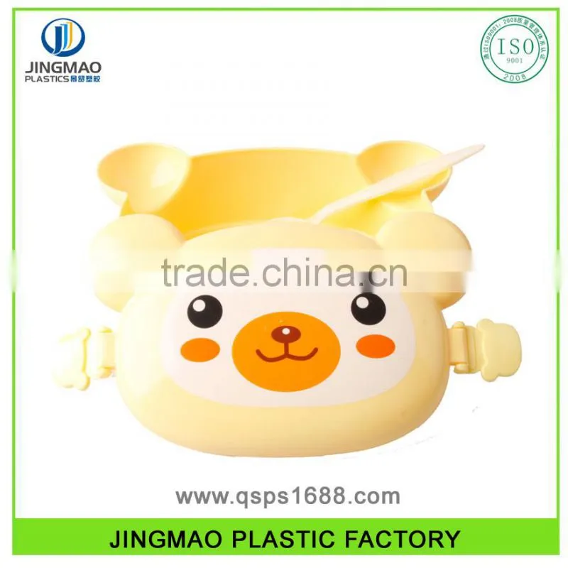 2017 Bear Design Customized LOGO Hotsale Plastic Lunch Box