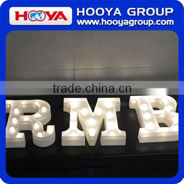 DIY Assembly Letter of USD Light marquee led light