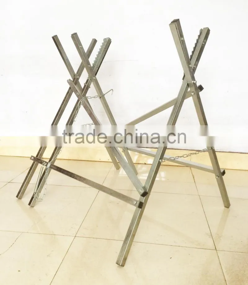 portable foldable saw horse, saw wood stand/stent , saw trestle for garden working