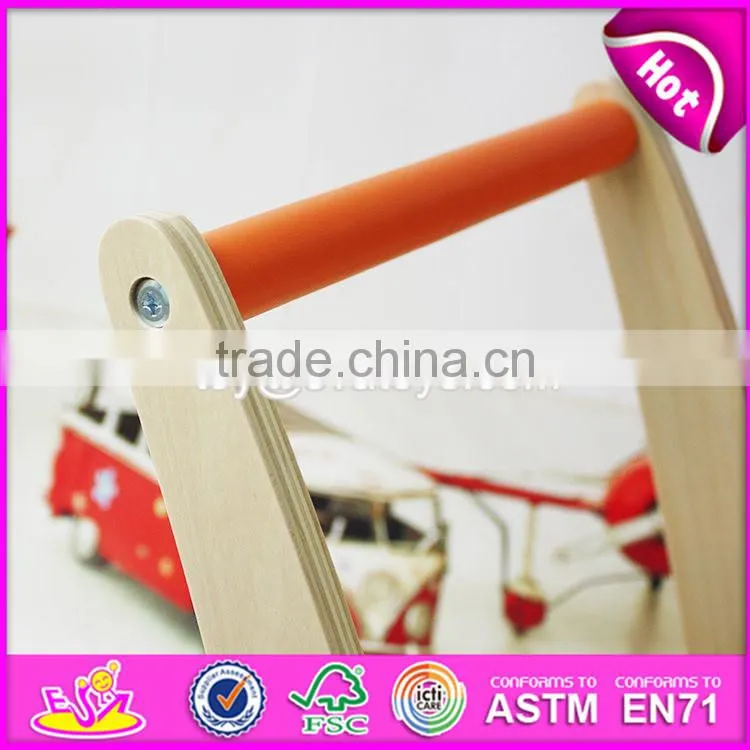 2017 New design building blocks wooden baby walkers for boys W16E066