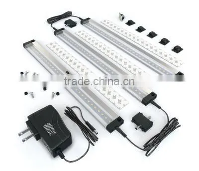 3 Panels LED Under Cabinet Lighting, with IR Sensor! Hand Wave Activated - Bright, Strong and Stable - Easy to Install, Screw an