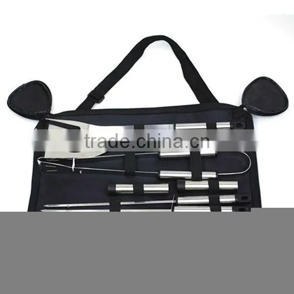 BQ-0023 16 pcs hard wood handle bbq