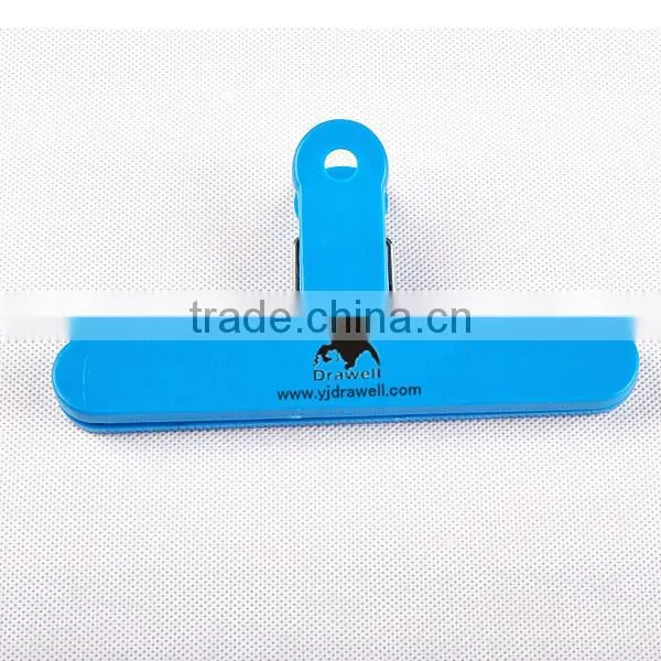 MC-3668 Custom Printed Large plastic 6" bag clip