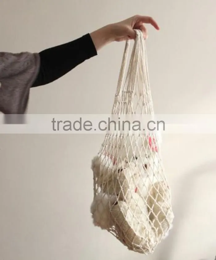 Professional Manufacturer Supplier Cotton Mesh Shopping Bag