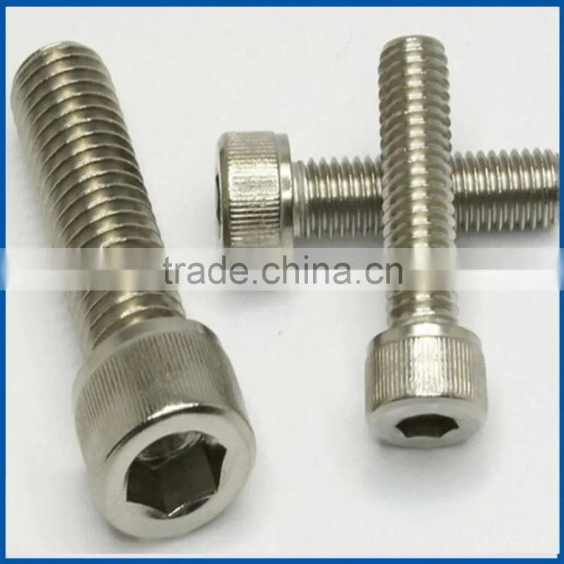 Factory sell DIN6921 titanium hexagon socket thin head cap screws with high quality