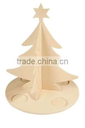 wooden crafts tree for christmas decoration