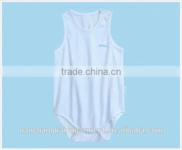 wholesale plain organic cotton baby rompers