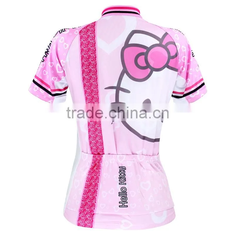 wholesale custom cheap cartoon sublimated cycling jersey