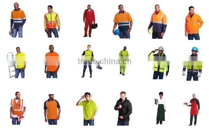 100% cotton reflective t-shirt long sleeve hi vis safety reflective work shirts