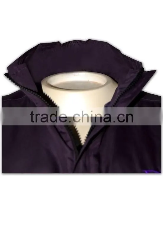 China manufactory high quality stiff neck fitted sleeveless nylon puffy vest
