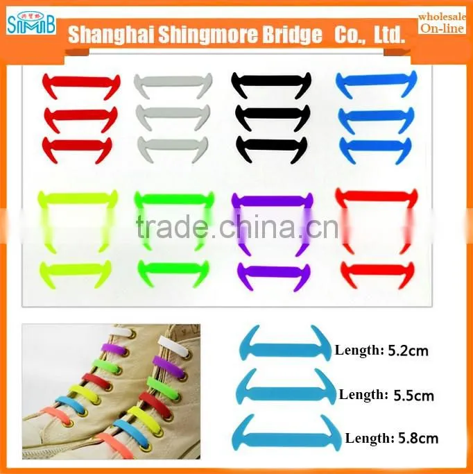2017 alibaba china supplier hot sales good quality silicone lazy shoelaces