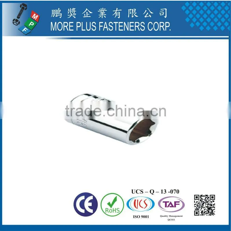 Made In Taiwan 1/4" SQ DRIVE SOCKETS FOR METRIC SHEET METAL SCREWS WITHOUT MAGNETIC