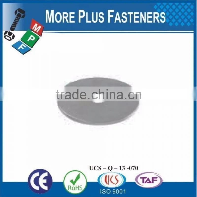Made in Taiwan Low Carbon Zinc Finish Steel Extra Thick Stainless Sleet Thick Zinc Plated Fender Washer