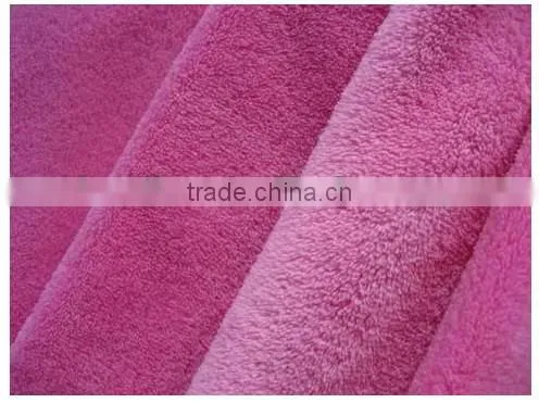 Hot Sale Super Soft Solid Coral fleece fabric