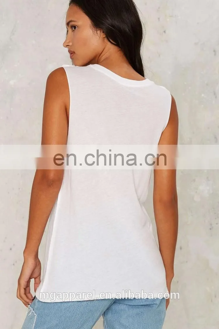 China custom tiger print design ladies white print t-shirt