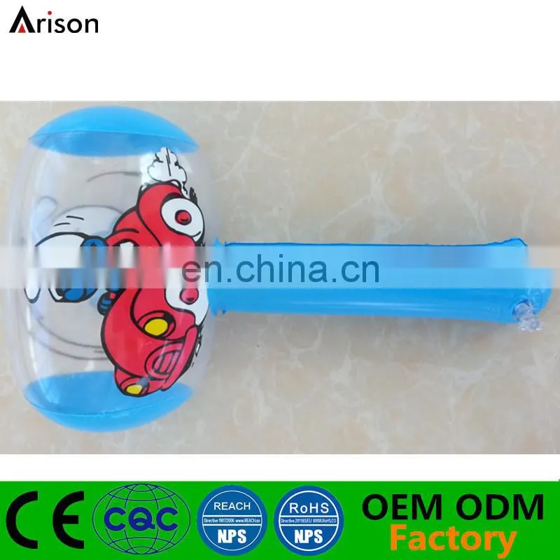 Cheap PVC inflatable hammer for advertising toys
