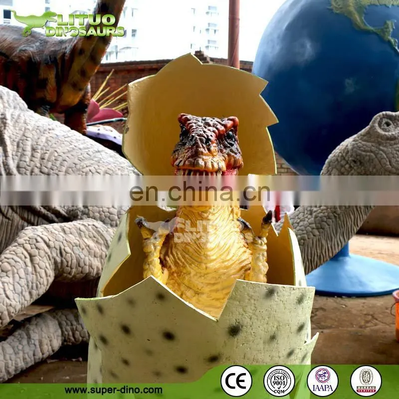 Realistic Dinosaur Hatching Eggs for Park Decoration