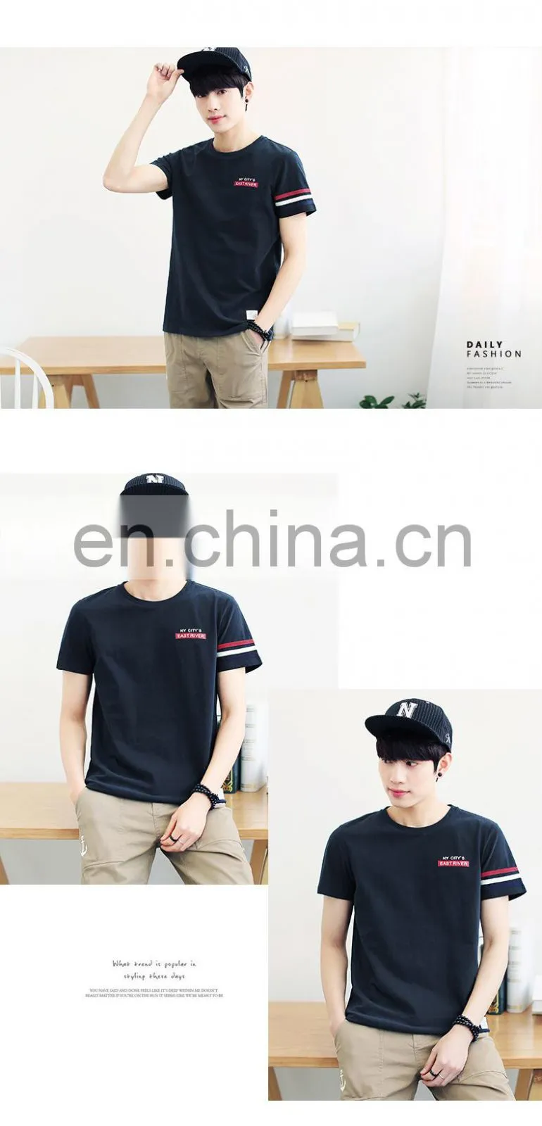 Adults Age Group and With Pattern Design T-shirts Fashion Custom T Shirt