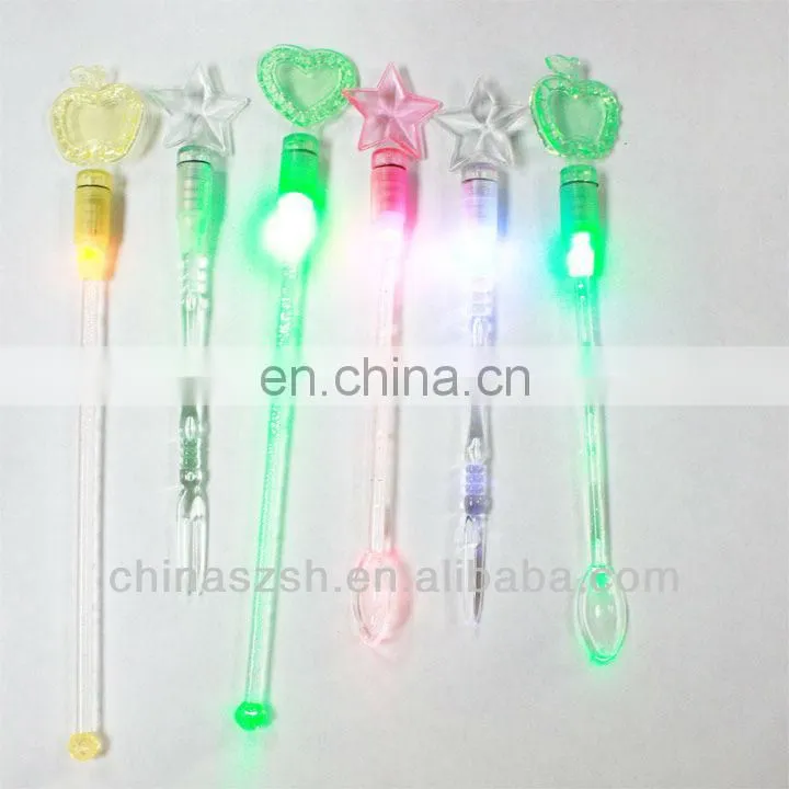 Wholesale bat tool LED flashing cocktail stirrers for club