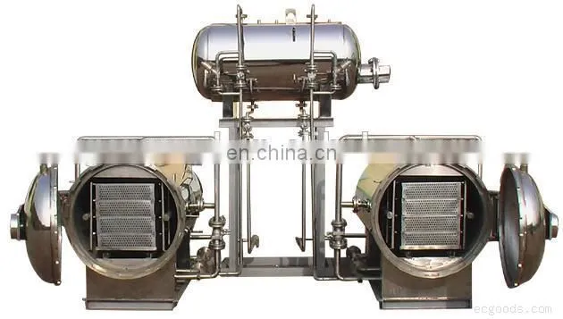 Automatic PLC control Single Pot Water Immersion retort machine for sale
