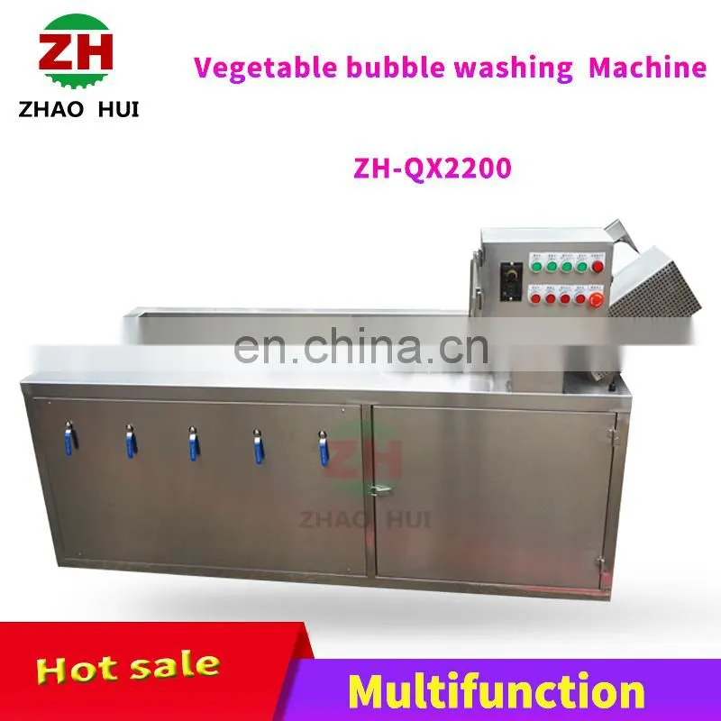 Commerical ozone air bubble oka mushroom washing machine jujube and grape fruit washing machine