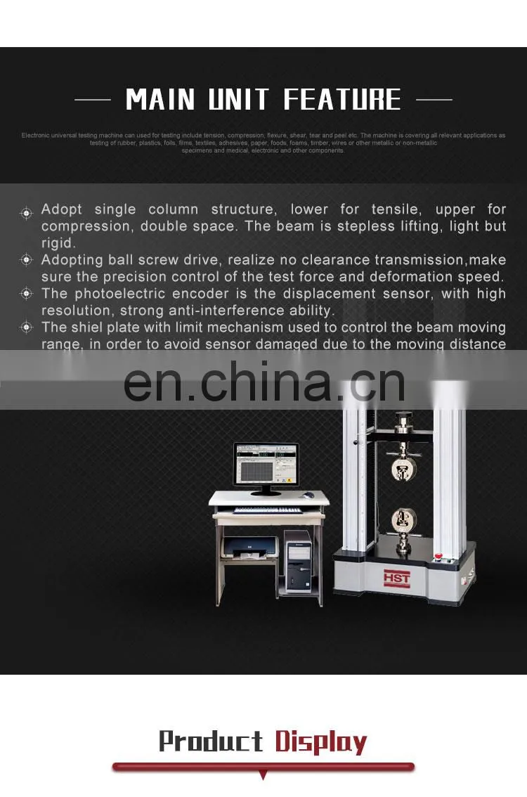 WGY-50kN/100kN/200kN/300kN Orthopaedics Testing Machine/Metallic Bone Plates Testing Machine