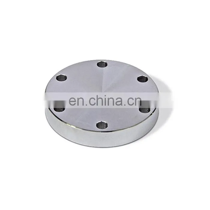 6 holes dn80 stainless steel flat face flange blind rtj 900 a105