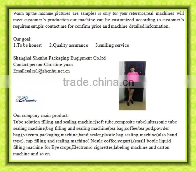 plastic tube filling and sealing machine for ointment/lotion/cream/toothpaste/cosmetic