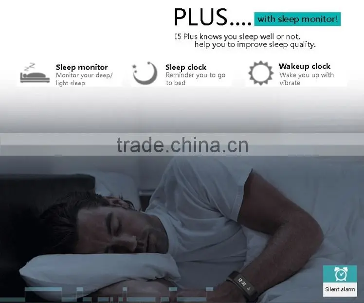0.91 inch bigger display screen Remote camera Sleeping monitor date&time colorie bluetooth LC-I5 plus smart wristband