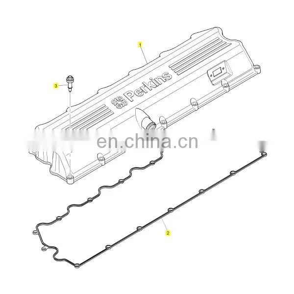 CH11353 ROCKER COVER GASKET FOR PERKINS