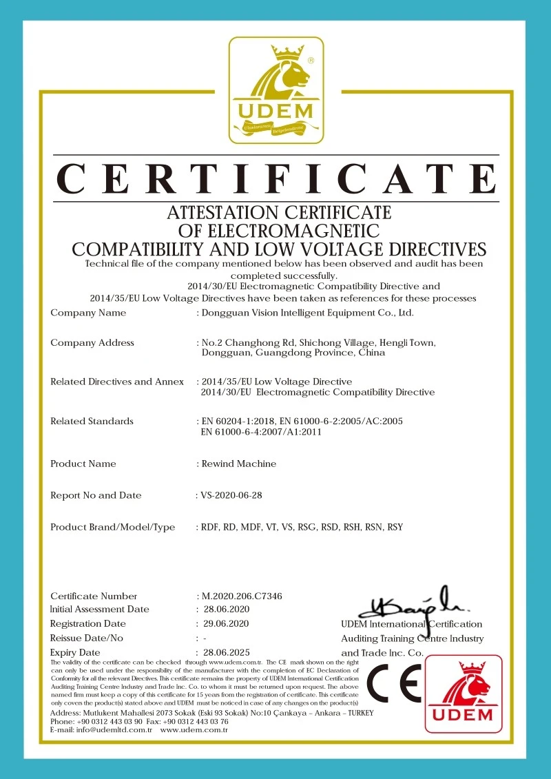 CE Certificate